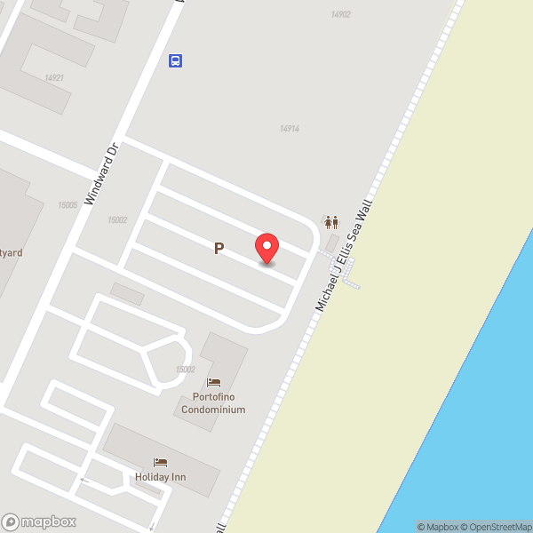 Map of Windward Beach Access / Parking Lot