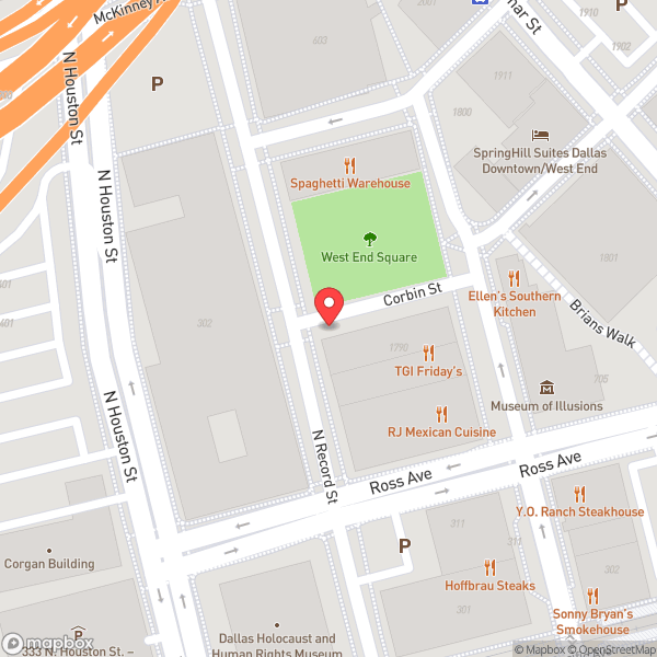 Map of Ellen's Southern Kitchen