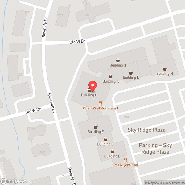 Map of China Wall Restaurant
