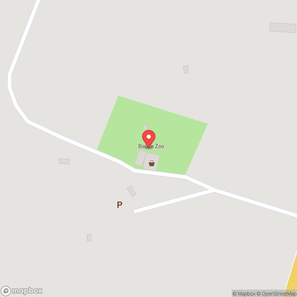Map of Belize Zoo