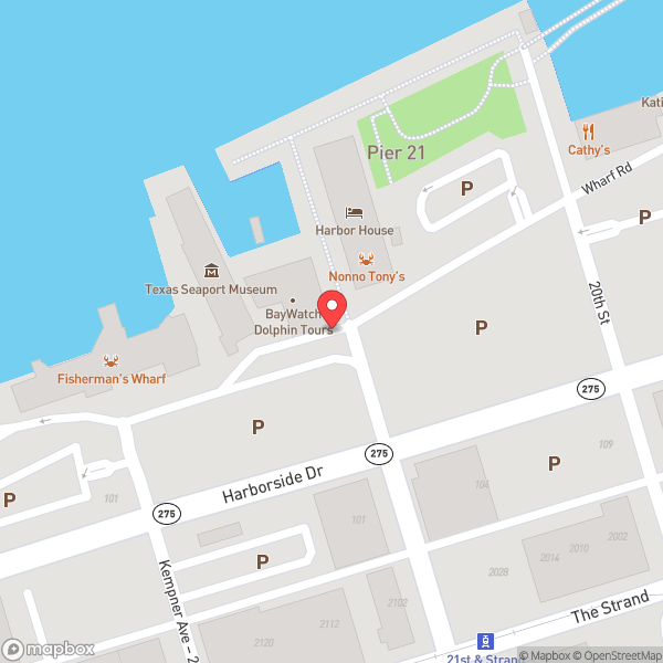 Map of Pier 21 Theater