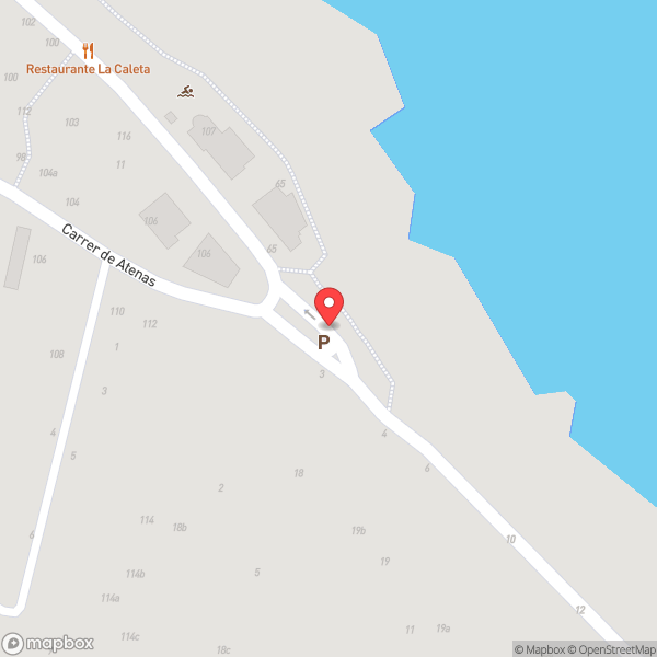 Map of Cala Blanca / La Caleta
