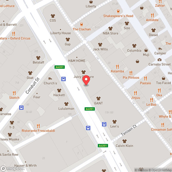 Map of Hamleys