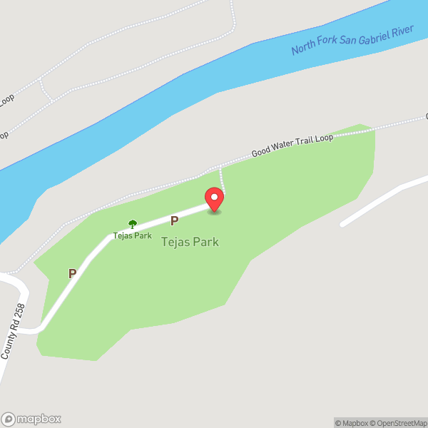 Map of Camp Tejas