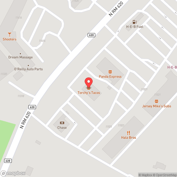 Map of Torchy's Tacos