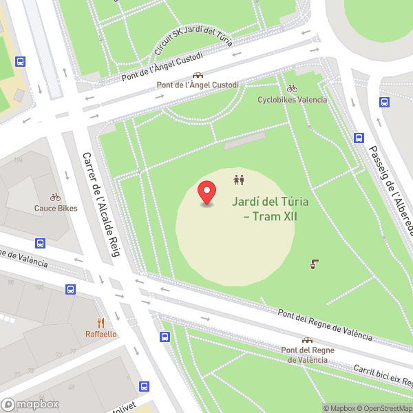 Map of Parque Gulliver