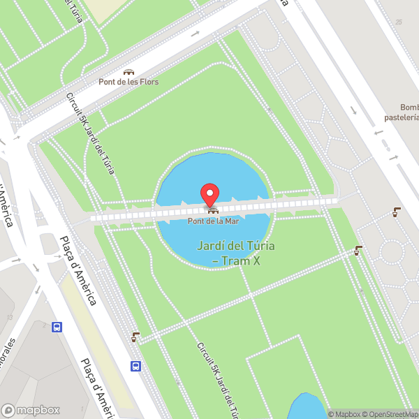 Map of Pont de La Mar