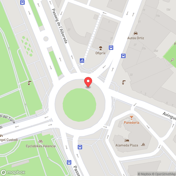 Map of Puente del Ángel Custodio