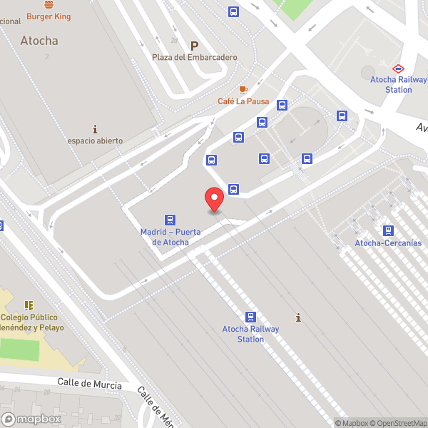 Map of AVE Madrid - Barcelona