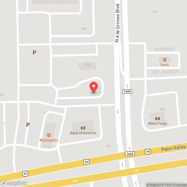 Map of Andy's Frozen Custard