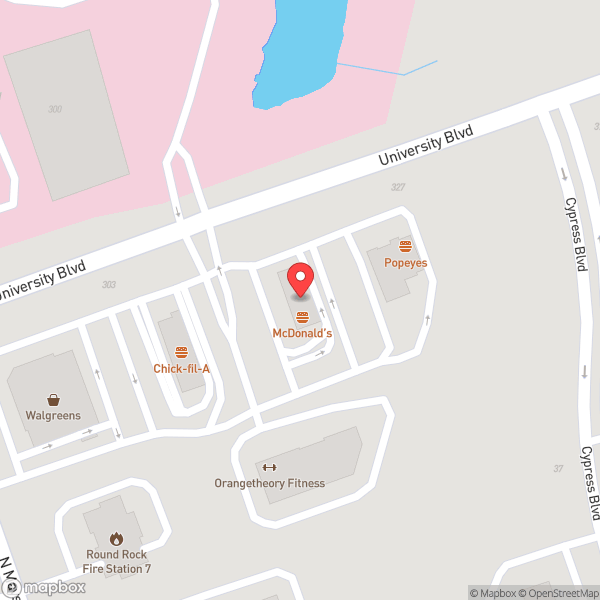 Map of McDonald's