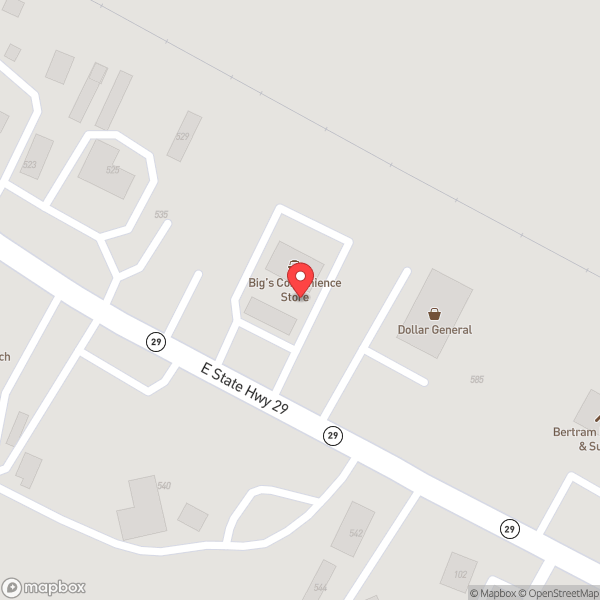 Map of Big's