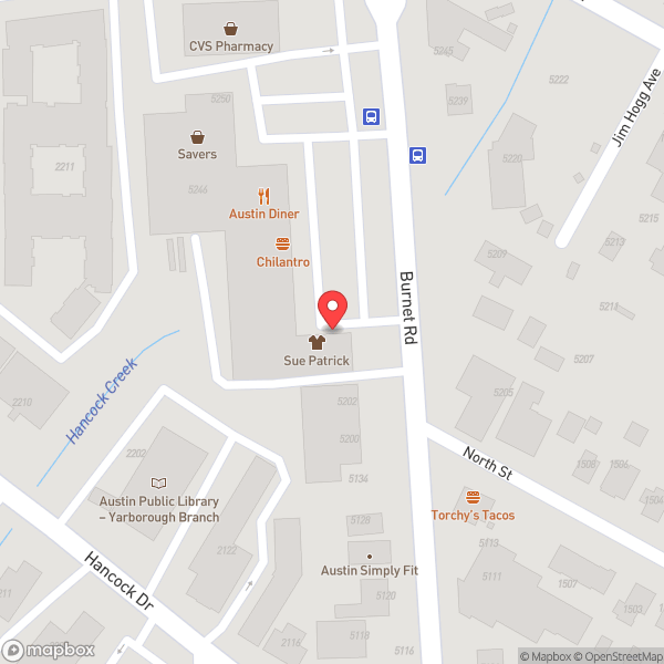 Map of Sue Patrick