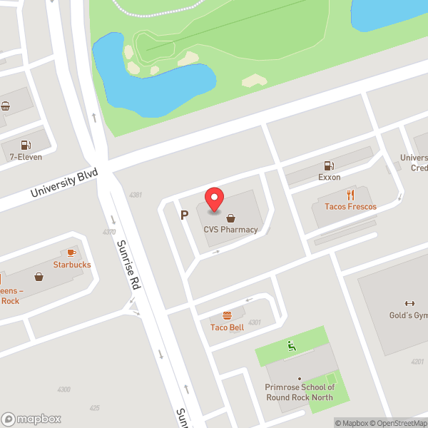 Map of CVS Pharmacy