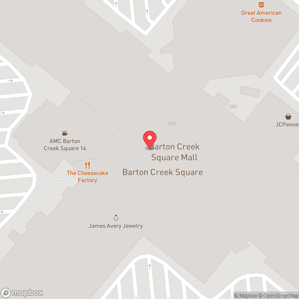 Map of Barton Creek Square