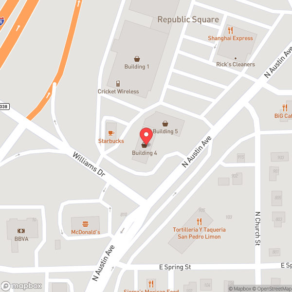 Map of Chipotle Mexican Grill