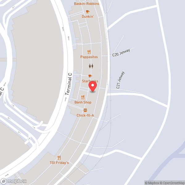 Map of Auntie Anne's