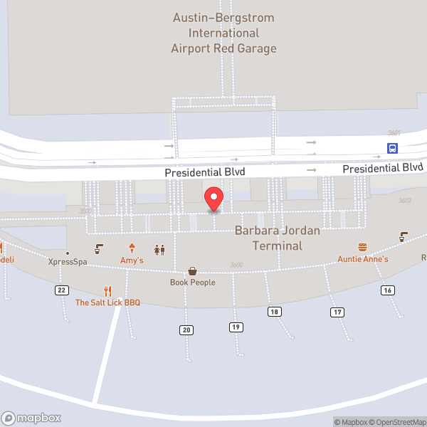 Map of Baggage Claim 3