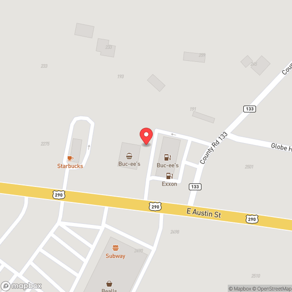 Map of Buc-ee's