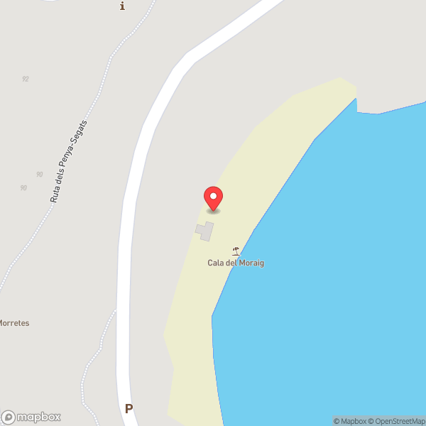 Map of Cala Moraig