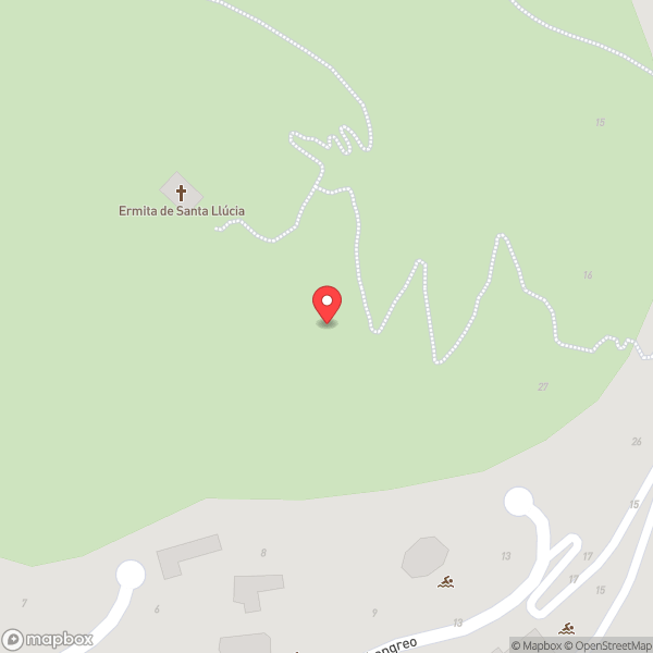 Map of Ermita de Santa Llúcia