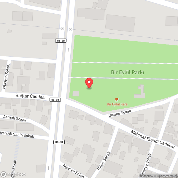 Map of 1 Eylül Parkı