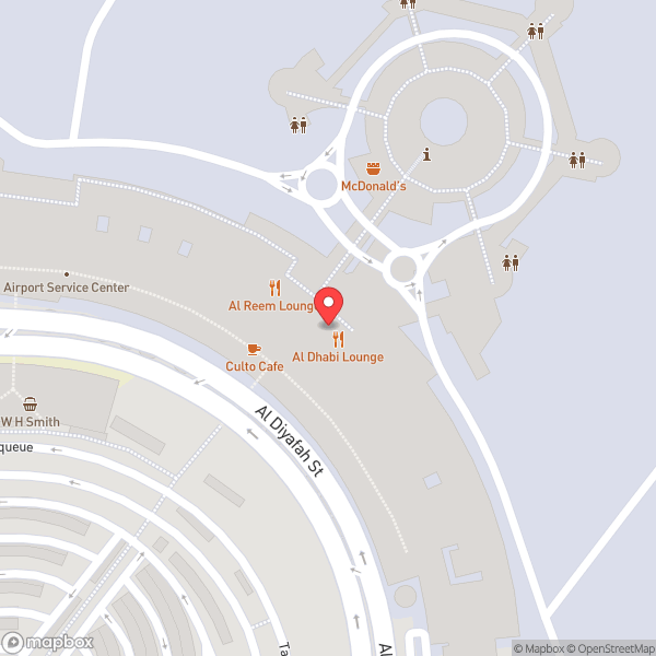 Map of Zayed International Airport (AUH) (مطار زايد الدولي)
