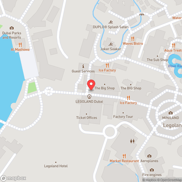 Map of LEGOLAND® Dubai