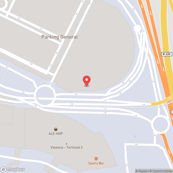 Map of Parking Rental Cars