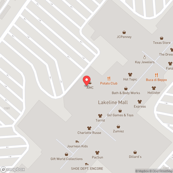 Map of AMC Lakeline 9