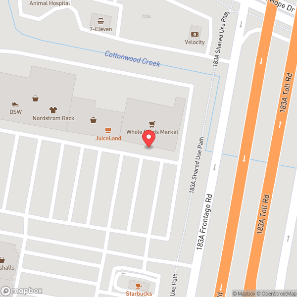 Map of Whole Foods Market
