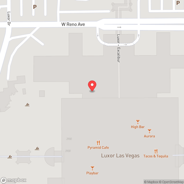 Map of Luxor - Egyptian Ballroom