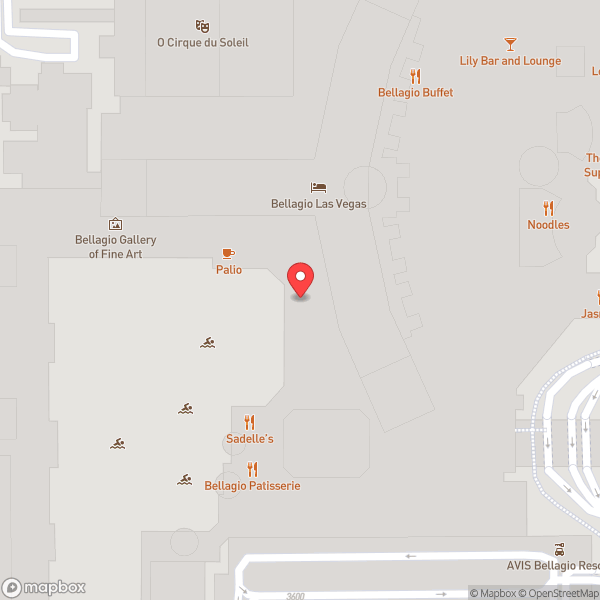 Map of Bellagio Conservatory & Botanical Gardens