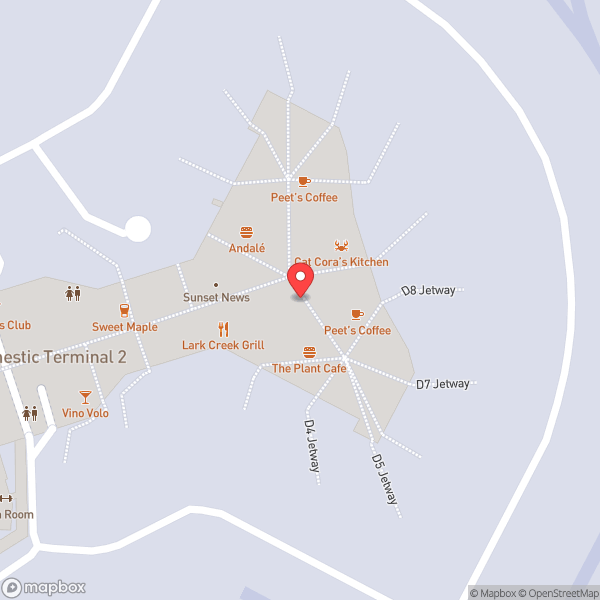 Map of Gate D3
