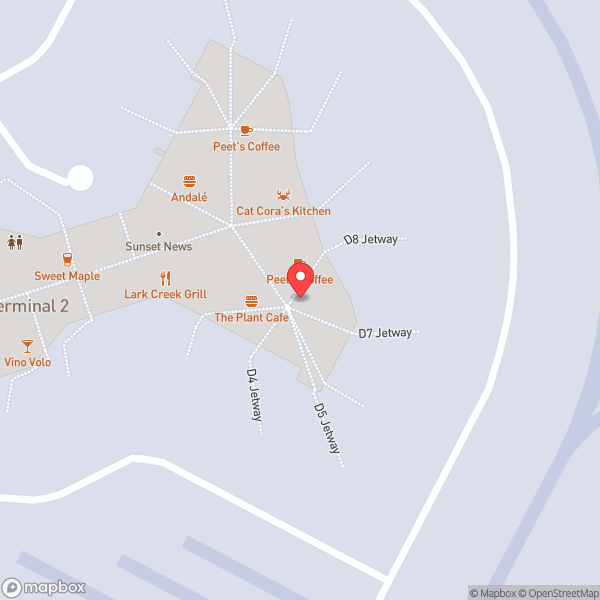 Map of Gate D6