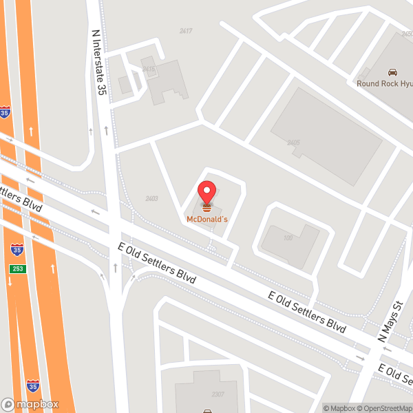 Map of McDonald's
