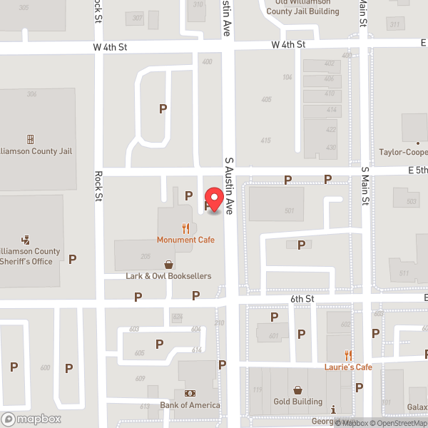 Map of Monument Cafe
