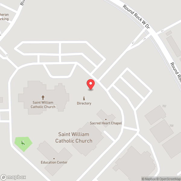 Map of Saint William Catholic Church
