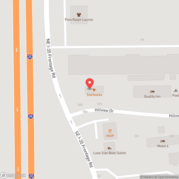 Map of Starbucks
