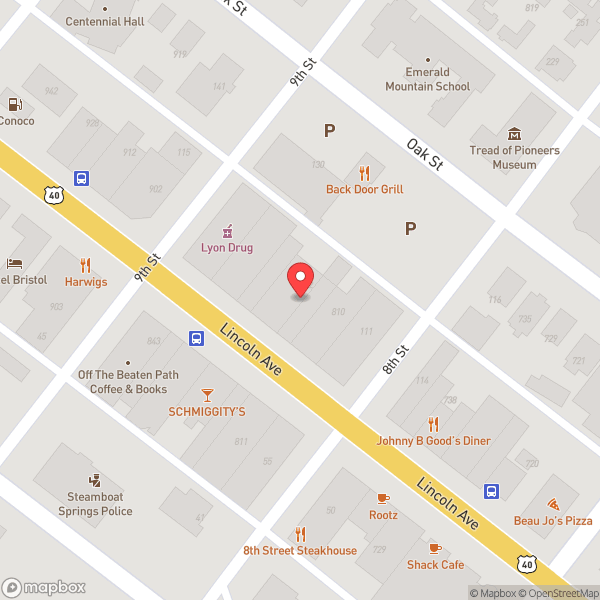 Map of Moose Mountain Trading Co.