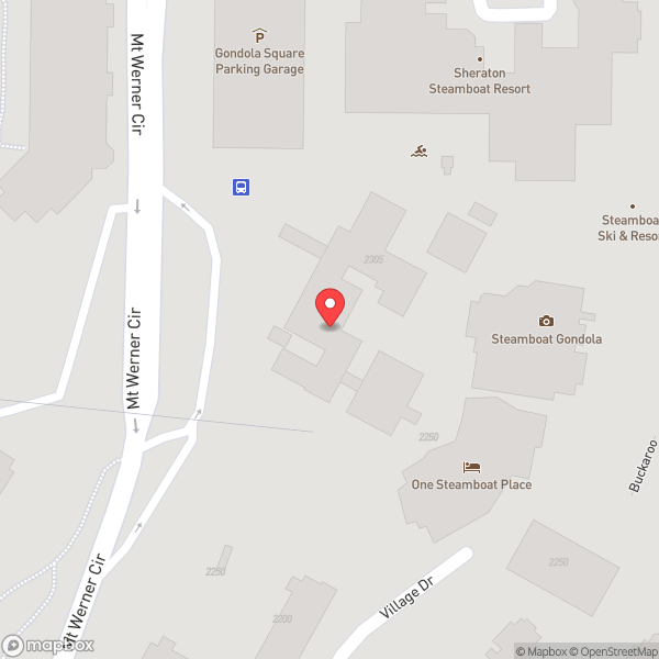 Map of Steamboat Resort