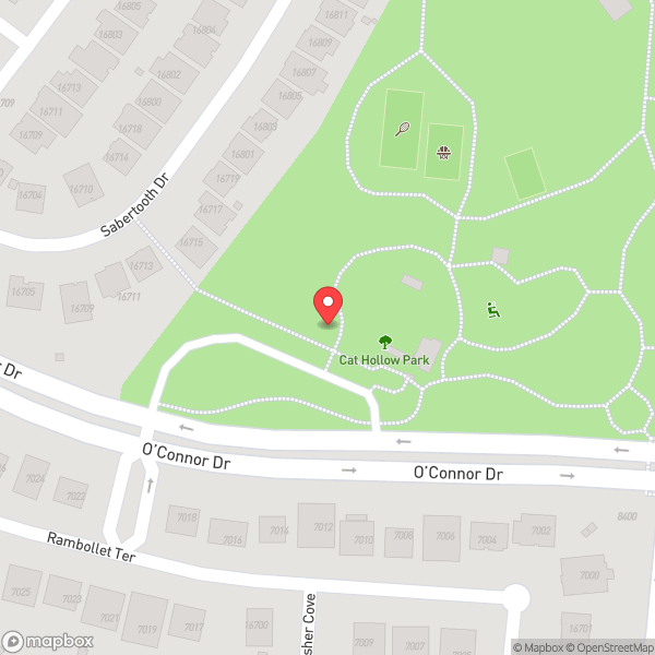 Map of Cat Hollow Park