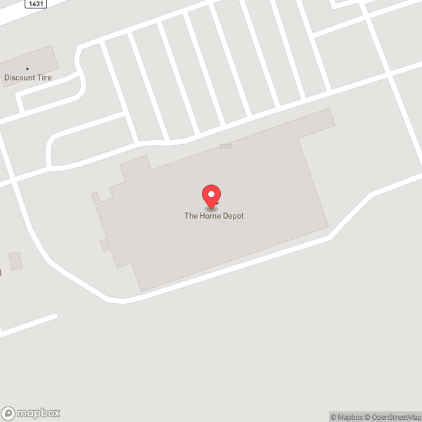 Map of The Home Depot