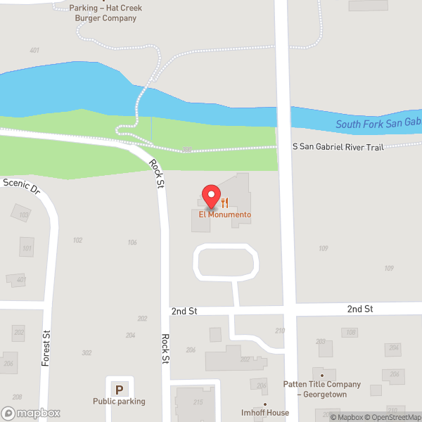 Map of El Monumento