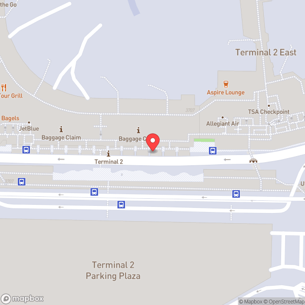 Map of T2 Baggage Claim