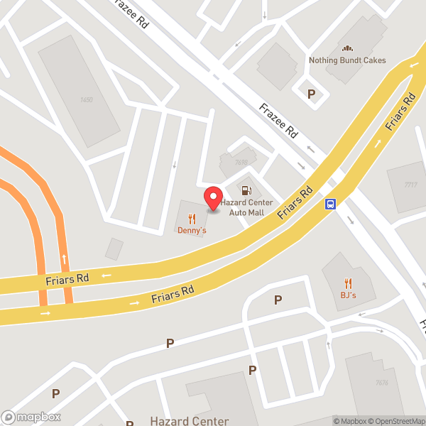 Map of Denny's