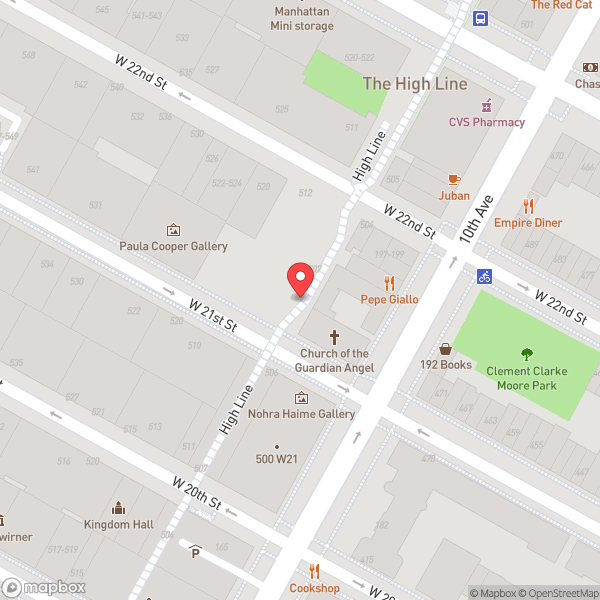 Map of High Line