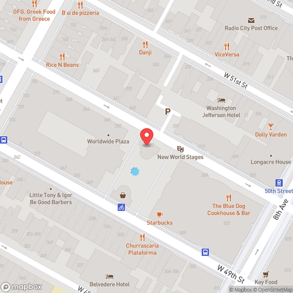 Map of New World Stages