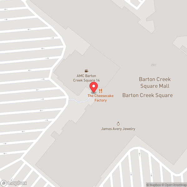 Map of AMC Barton Creek Square 14