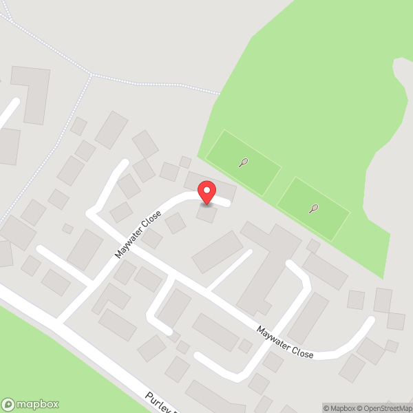Map of Purley Beeches